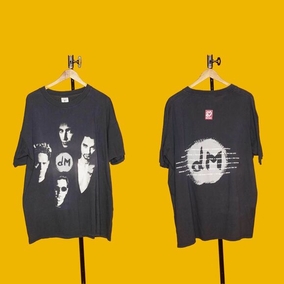 1993 DEPECHE MODE Demilune Tour T Shirt W/Print on Front & Back. One Size. As Is - Picture 1 of 10